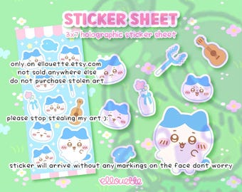 Sticker Sheet - Hachiware