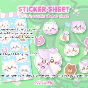 Sticker Sheet - Chiikawa