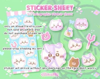 Sticker Sheet - Chiikawa