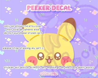 Peeker Decals - Pika