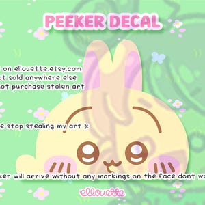 Peeker Decals - Usagi Chiikawa Hachiware