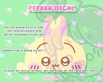 Peeker Decals - Usagi Chiikawa Hachiware