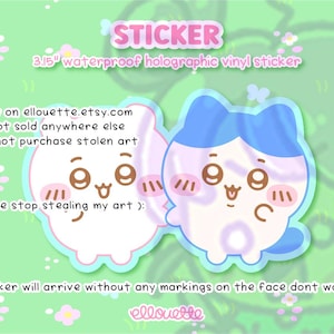 Sticker - Chiikawa & Hachiware