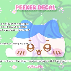 Peeker Decals - Hachiware Chiikawa Usagi
