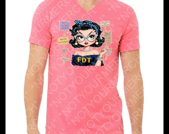 Pearls & Sass Tee - Protest in Pearls Flip Off in Style Soft Sassy Unapologetically Real V-neck Crew Neck S-5XL All Seasons