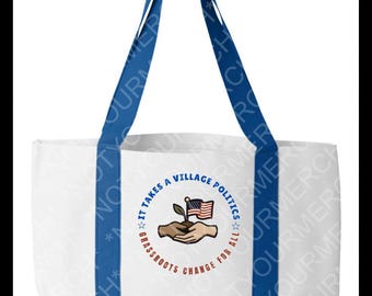 ITAV Politics Tote Bag – Grassroots Change for All | NYM Collab