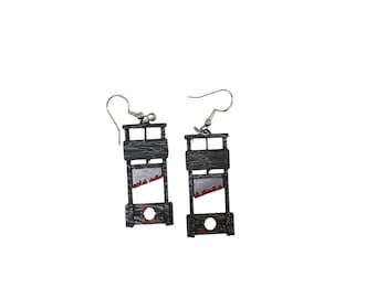 Guillotine Statement Earrings - Hypoallergenic Bold Political Statement