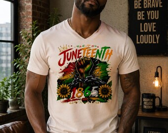 Juneteenth 1865 Gebrochene Ketten Freiheit T-Shirt