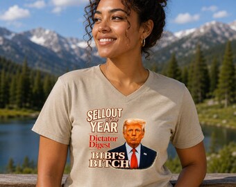 Ausverkauf des Jahres Politisches Satire Grafik T-Shirt