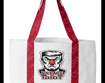 Village Idiot Tote Bag – Funny Political Tote | ITAV x NYM Collab