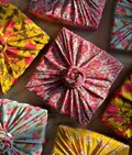 Reusable Sari Gift Wrap: Eco-Friendly Furoshiki Fabric Gift Wrapping Cloths