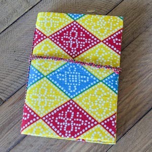 Eco Friendly Upcycled Sari Fabric Journals, 5 x 7 in Notebooks, Fair Trade Stationery Ethically Handmade in India