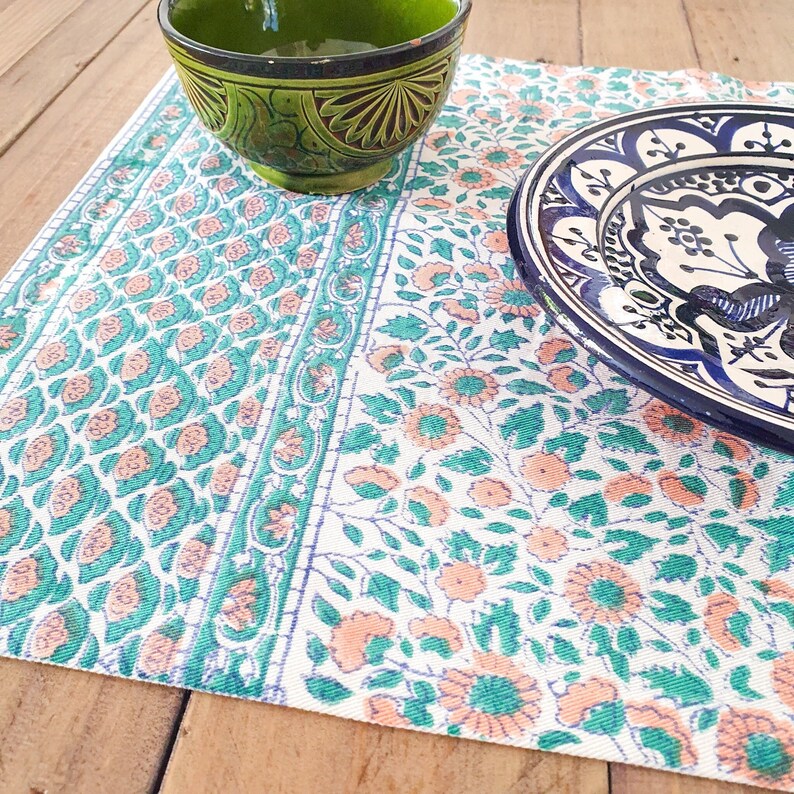 Indian Block Print Placemats - Thumbnail 4