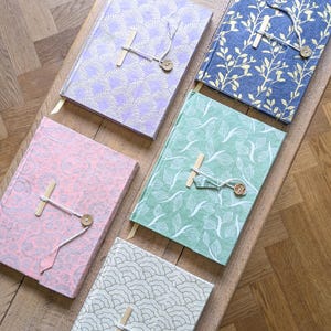 Eco Friendly Recycled Paper Notebooks – A5 Recycled Paper Journal, 6 x 8 in Fair Trade Stationery Ethically Handmade in Nepal