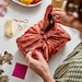 Set of 3 furoshiki wrapping cloths, furoshiki gift wrap, eco wrapping paper, eco friendly gifts, reusable gift wrap, gifts, sustainable gift 