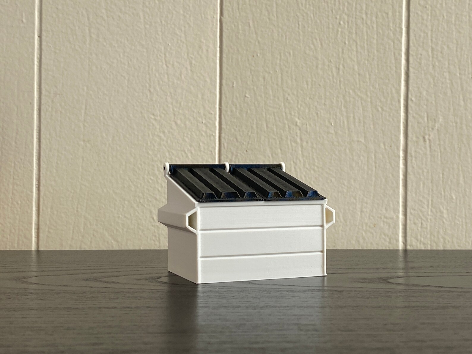 Mini Dumpster Desktop trash can or desktop storage Q tip Etsy