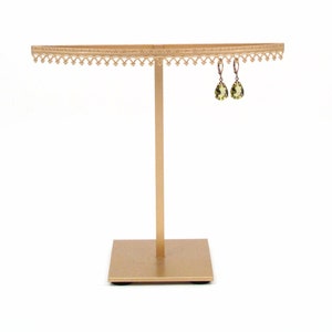 Earring Display, Metal Earring stand, Jewelry Organizer, Royal Crown Display, made in USA image 1