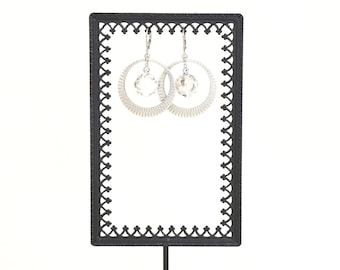 Metal Earring Display Stand, Royal Crown Jewelry Organizer