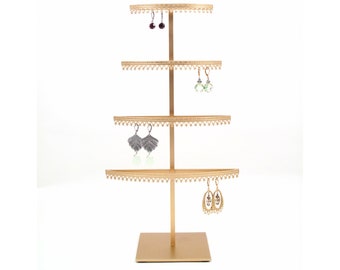 Earring Display, Metal Earring stand, Jewelry Organizer, earring holder, made in USA