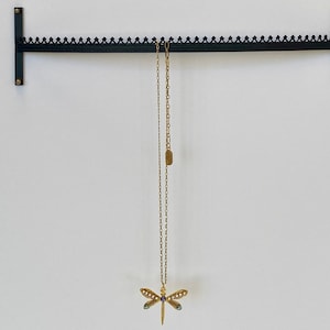 Wall mounted Necklace organizer, Necklace holder, Jewelry organizer, Necklace display, Royal Crown Display.Fast and easy installation.