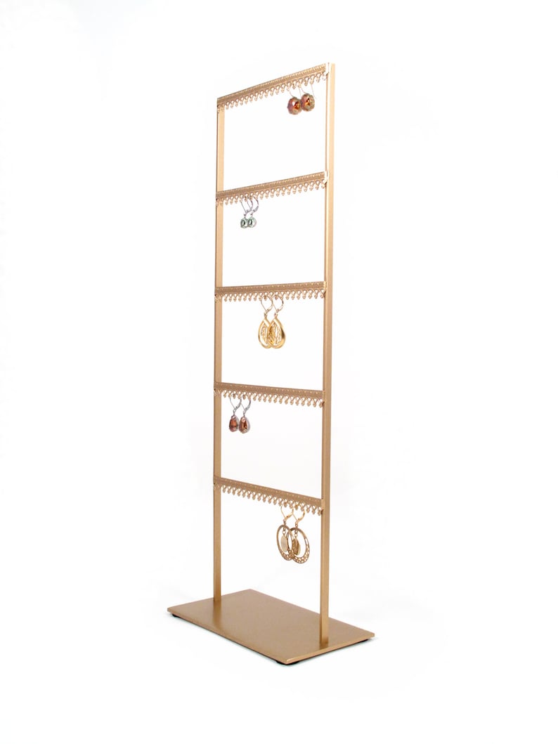 Earring Display Metal Earring Stand Jewelry Organizer Etsy