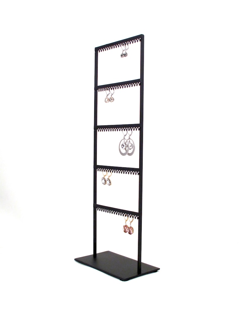Earring Display Metal Earring Stand Jewelry Organizer Etsy