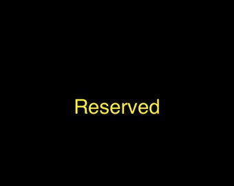 RESERVED NO SALE