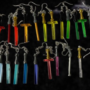 Lightsaber Earrings Etsy