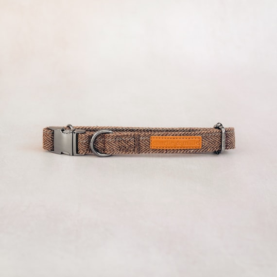 Herringbone dog collar sale