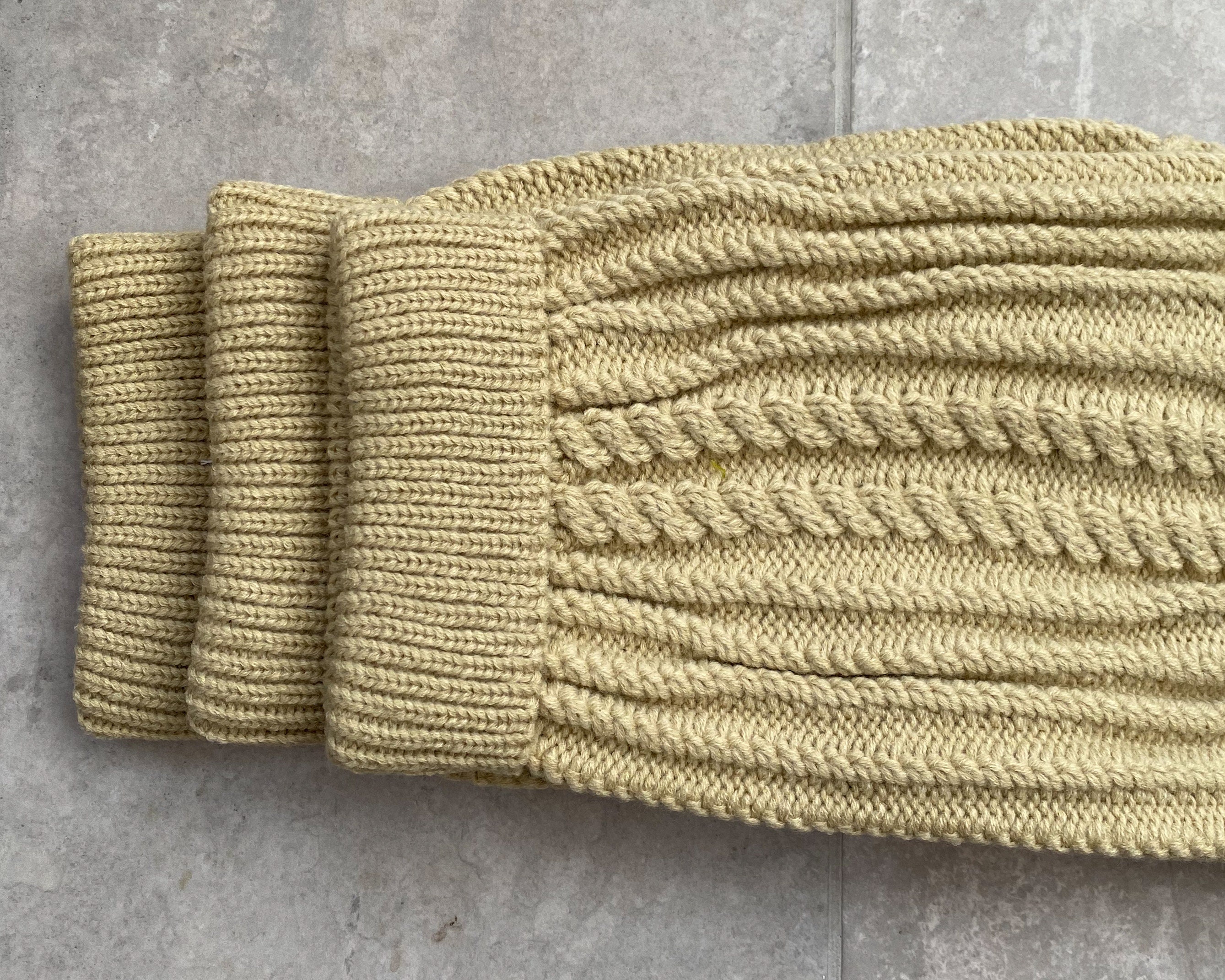 Chunky Kabel stricken ärmellose Hund Pullover Haferflocken Etsy