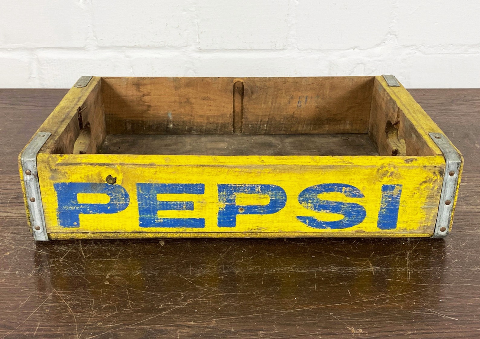 Original Vintage USA Pepsi Cola Beverage Box Wooden Box Etsy