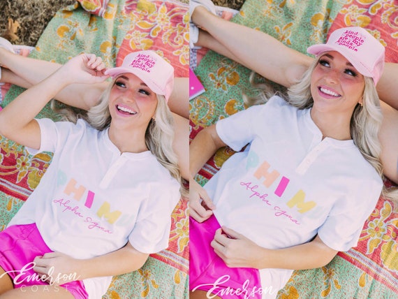 Kappa delta henley shirt online