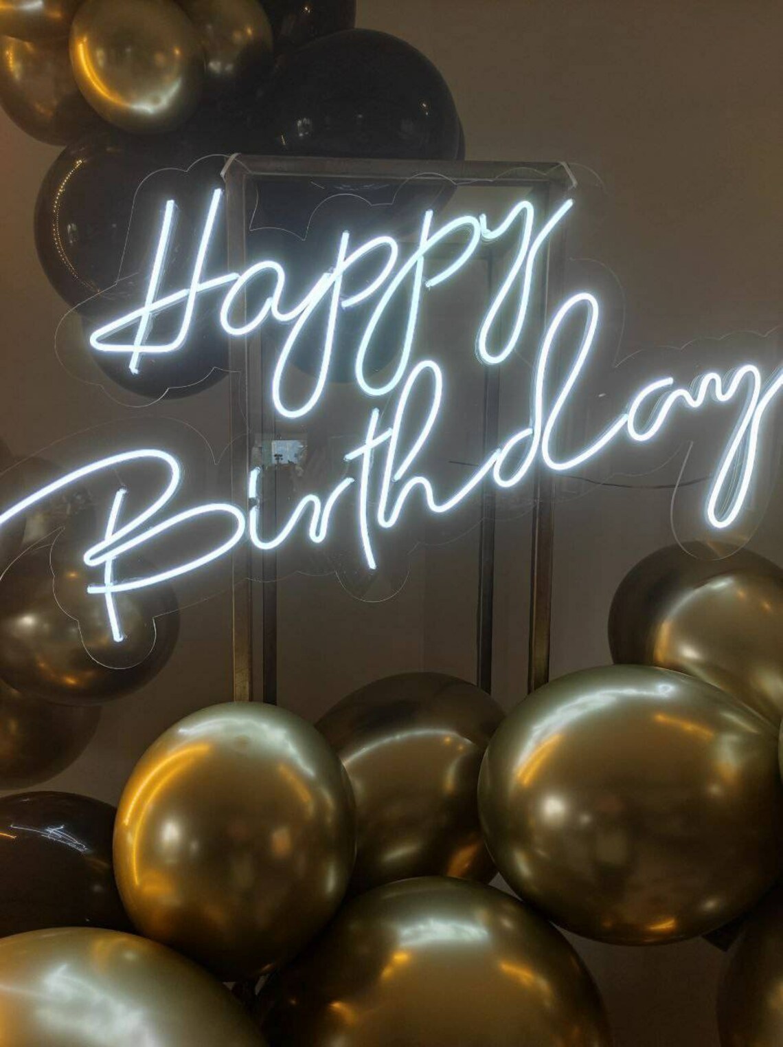 LED neon sign Happy Birthday party sign LED neon Etsy LED neon sign Happy Birthday party sign LED neon Etsy
