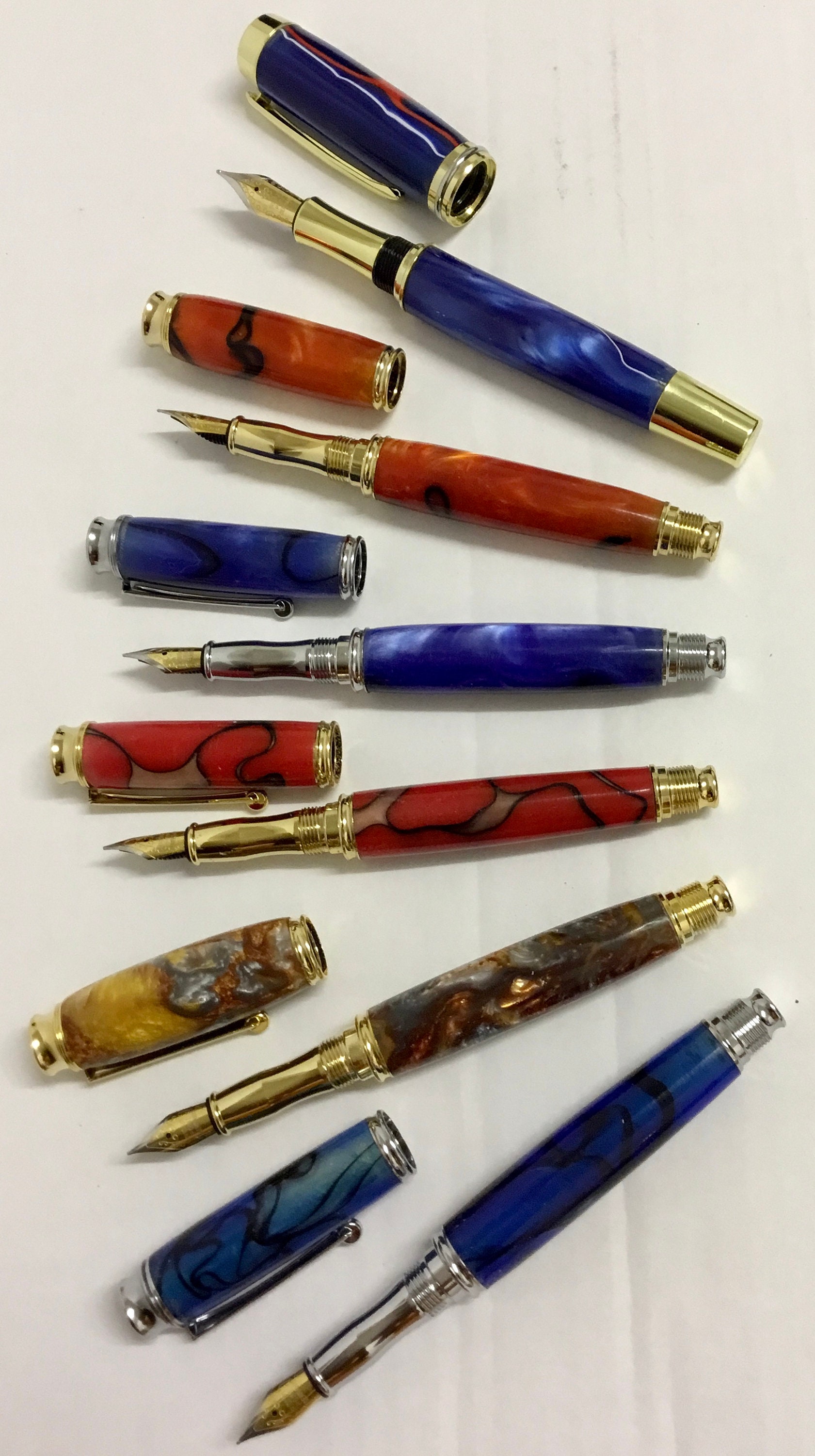 Handmade Fountain Acrylic Pen Etsy UK