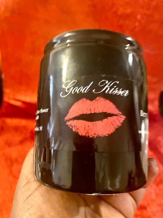 Coco Vanilla  Fragranced Soy Wax  Candle 8 oz  - "Good Kissser'