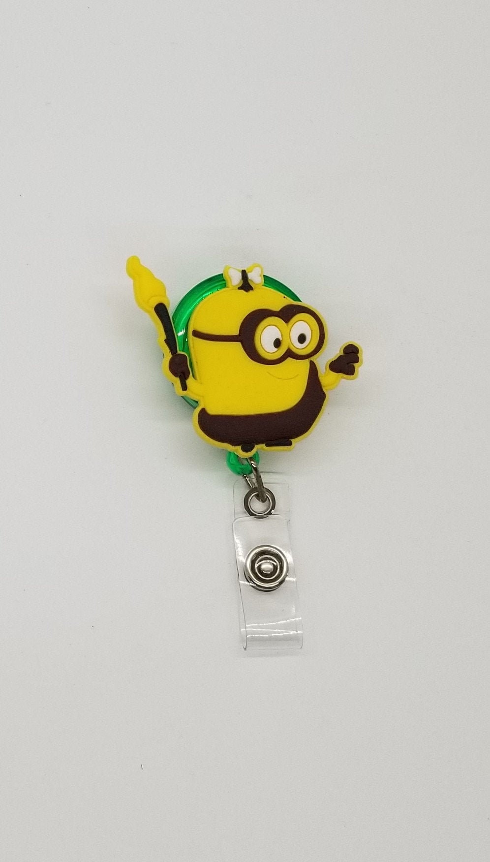 Minions ID Retractable Badge Reel Badge Holder Handmade Etsy