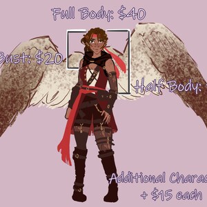 Custom Character Art for D&D and more