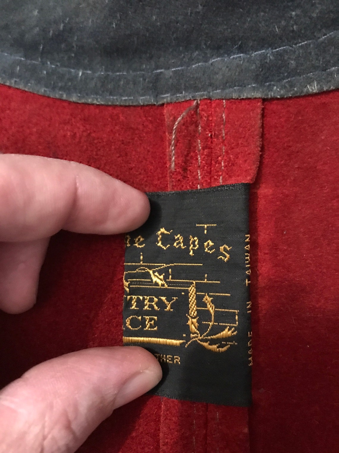 Suede Vintage 60s 70s Daredevil Poncho Cape Sears Queen Of | Etsy