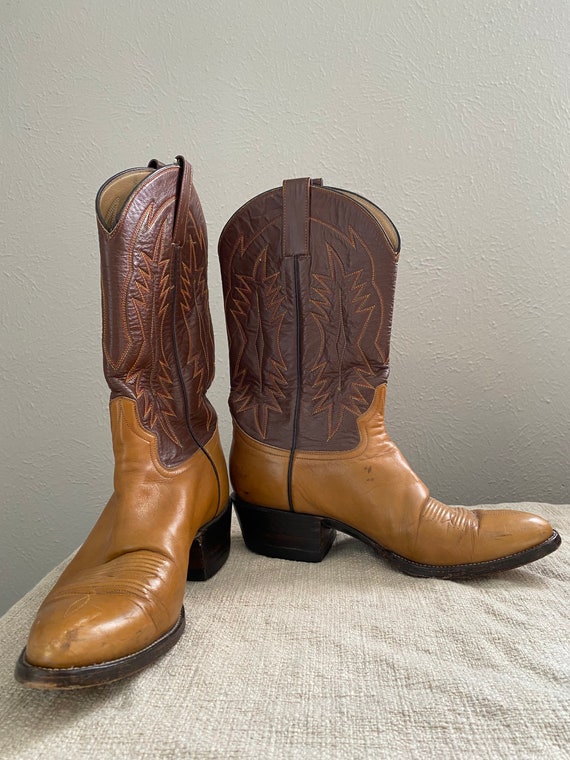 Original Vintage 1970’s Mens roughly size 10.5 Te… - image 2