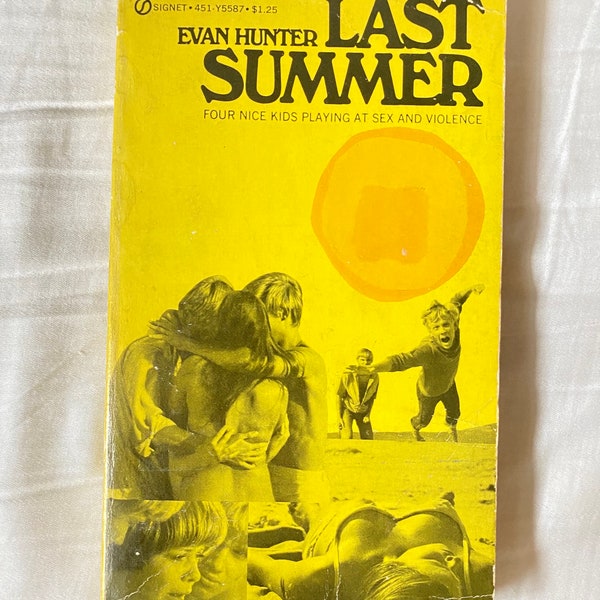 Rare Vintage classic Pulp Paperback Novel. The Last Summer in Very Good Condition. Adult Pulp Novel.