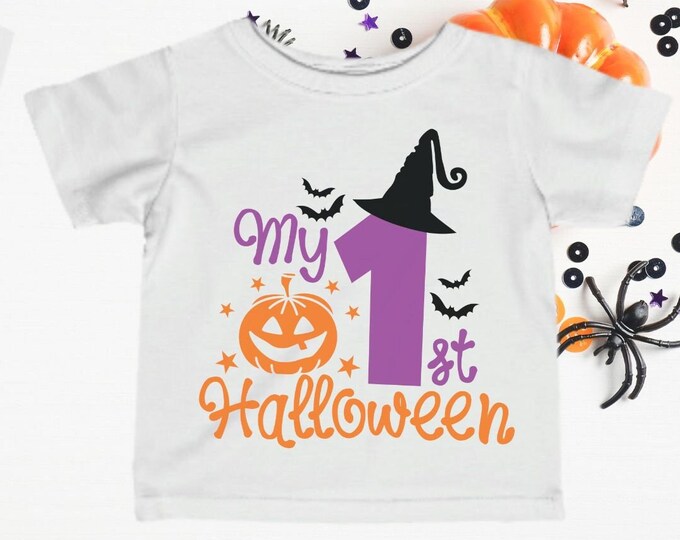 Baby's First Halloween Shirt, My 1st Halloween Outfit, Halloween Tee for Baby, My First Halloween, Cute Halloween Shirt, Baby Shirt T-Shirt