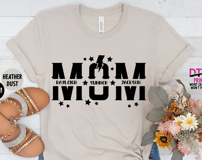 Mother's Day Shirt for Mom Shirt Personalized Gift for Mom Birthday Gift for Mothers Day Shirt for Friend Gift Custom Mom Shirt for Mother
