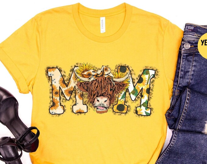 Heifer Shirt for Mom Shirt Gift for Mom Birthday Gift for Mom Mother's Day Shirt for Friend Gift for Friend T-Shirt with Cow Heifer Gift