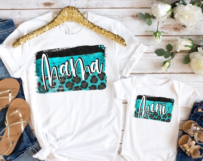 Mama and Mini Matching Shirt Mothers Day Gift Mom and Daughter Matching Mommy and Me Shirt Outfit for Mothers Day Mother Daughter T-shirts