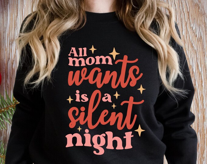 Mom Christmas shirt, Christmas sweatshirt, Christmas party shirt, Women's holiday shirt, Women's Christmas top, Xmas shirt, Holiday shirt