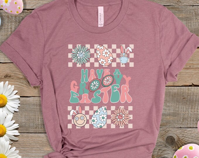 Easter Smiley Faces t-shirt, Funny Peeps t-shirt, Outfit For Easter Day, Easter Bunniest-shirt, Retro Easter Shirt, Women's Easter Tee shirt