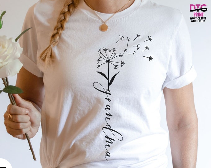 Grandma's Garden Shirt for Grandmother Gift for Grandma Birthday Gift for Mothers Day Shirt for Friend Gift Grandma Shirt for Grandma Gift