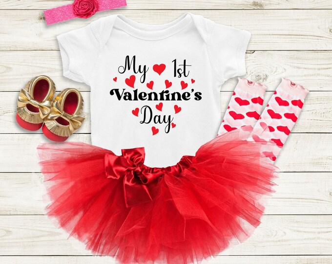 Baby Valentine Shirt, Baby First Valentine, Valentine Tees, baby valentines day shirt, 1st Valentine, Cute Valentine Shirts for baby