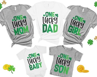 Custom Family St Patricks Day Shirt, Funny St Patricks Shirts,Group Shirts, Custom Shirt, Personalized Saint Patricks Day, Matching Shirts,