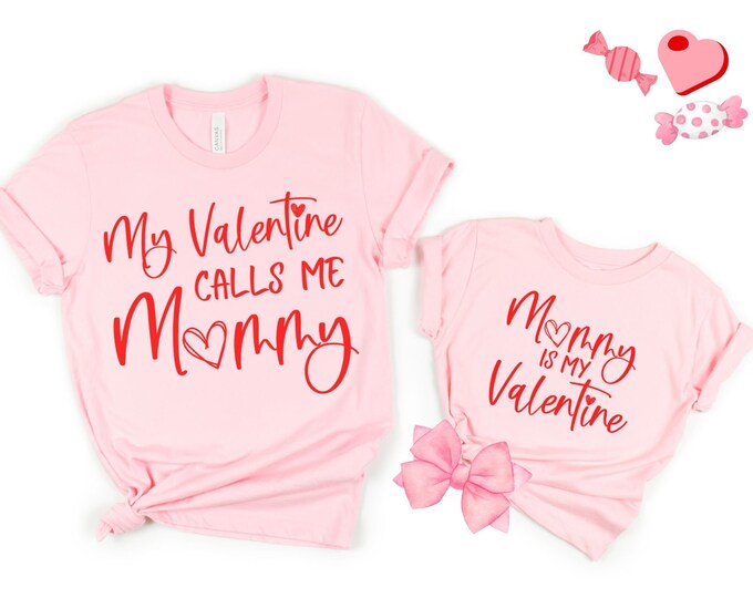 Valentine's Day Shirt - Mommy and Me Valentine's Day Tees - Heart Love Tee - Valentines Tees - Valentine's Shirts - Kids Valentines Day Tees